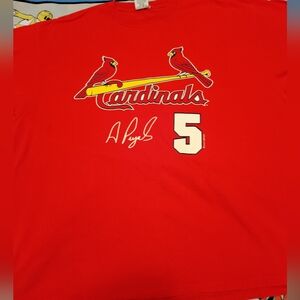 Albert Pujols Shirt St Louis Cardinal 2004 T-shirt X-Large Red